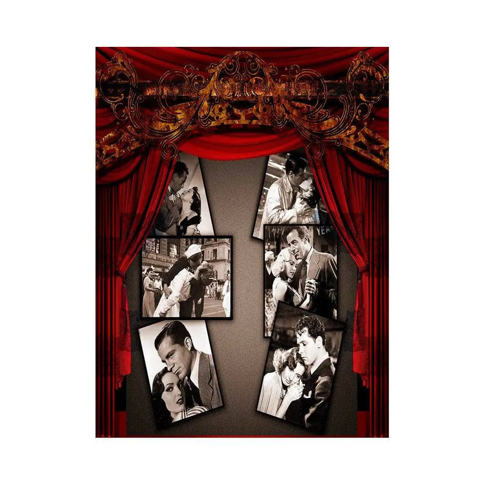 Movie Night Photo Backdrop - Basic 5.5 x 6.5