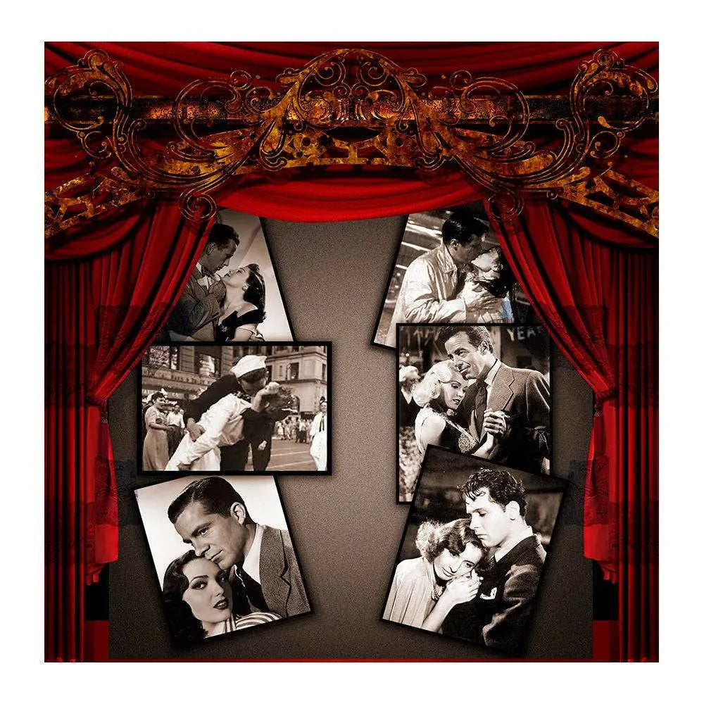 Movie Night Photo Backdrop - Pro 8 x 8
