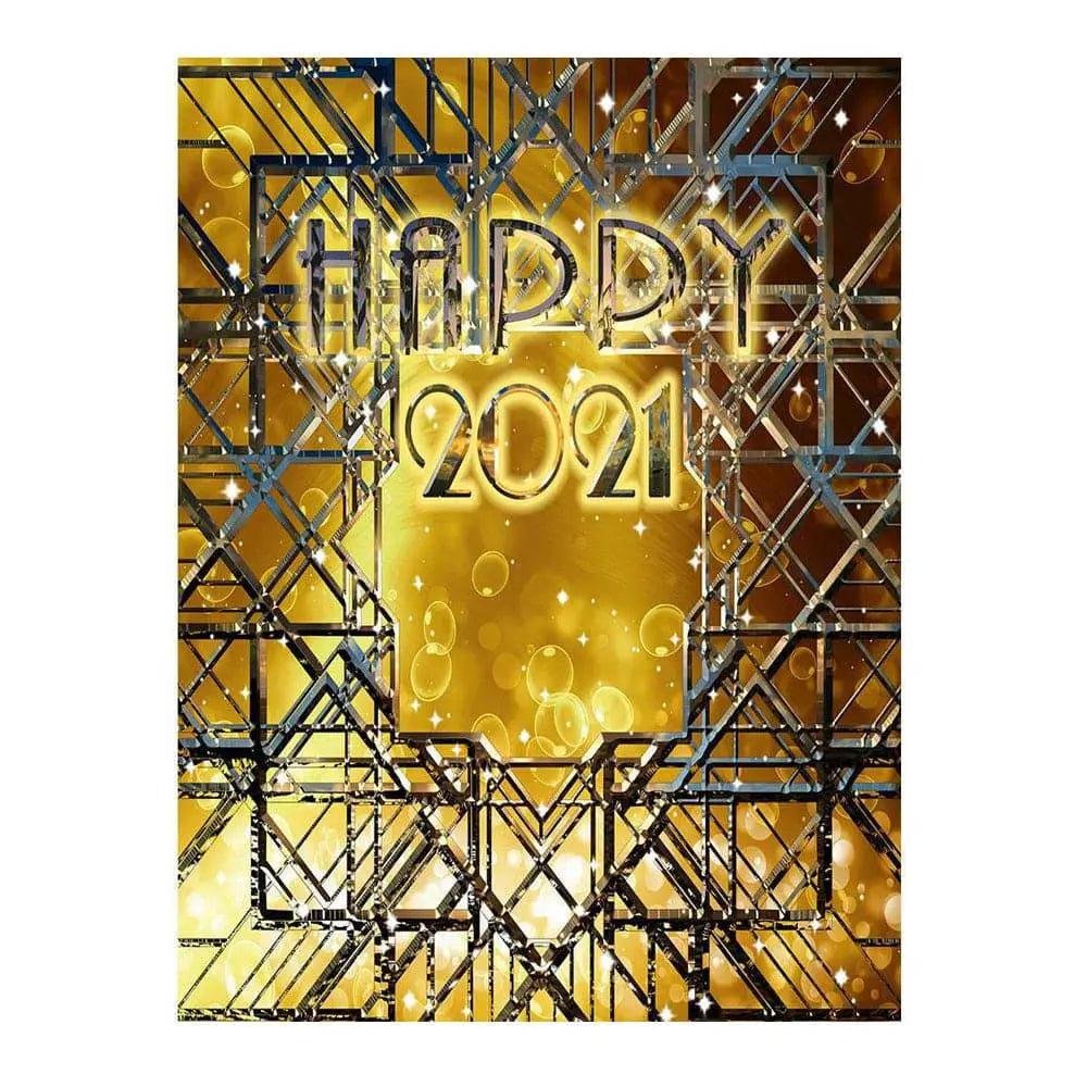 Personalized New Year's Eve Ambient Photo Backdrop - Pro 6  x 8