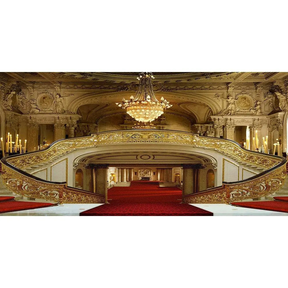 Red Carpet Double Staircase Photography Backdrop - Pro 20 x 10