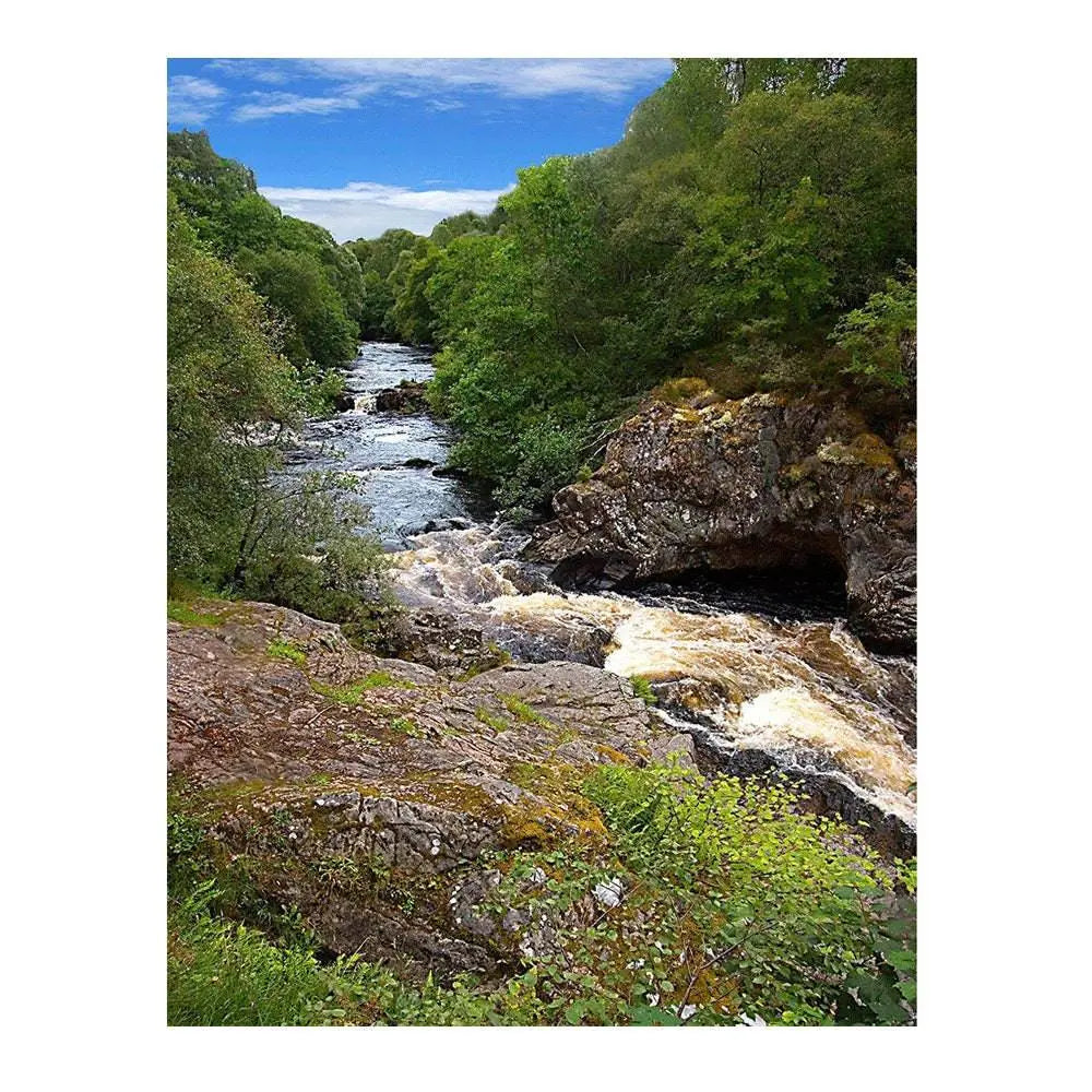 River Cascade, Mountain Stream Photo Backdrop - Basic 6  x 8