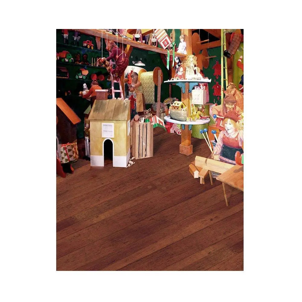 Christmas Toys Photography Backdrop