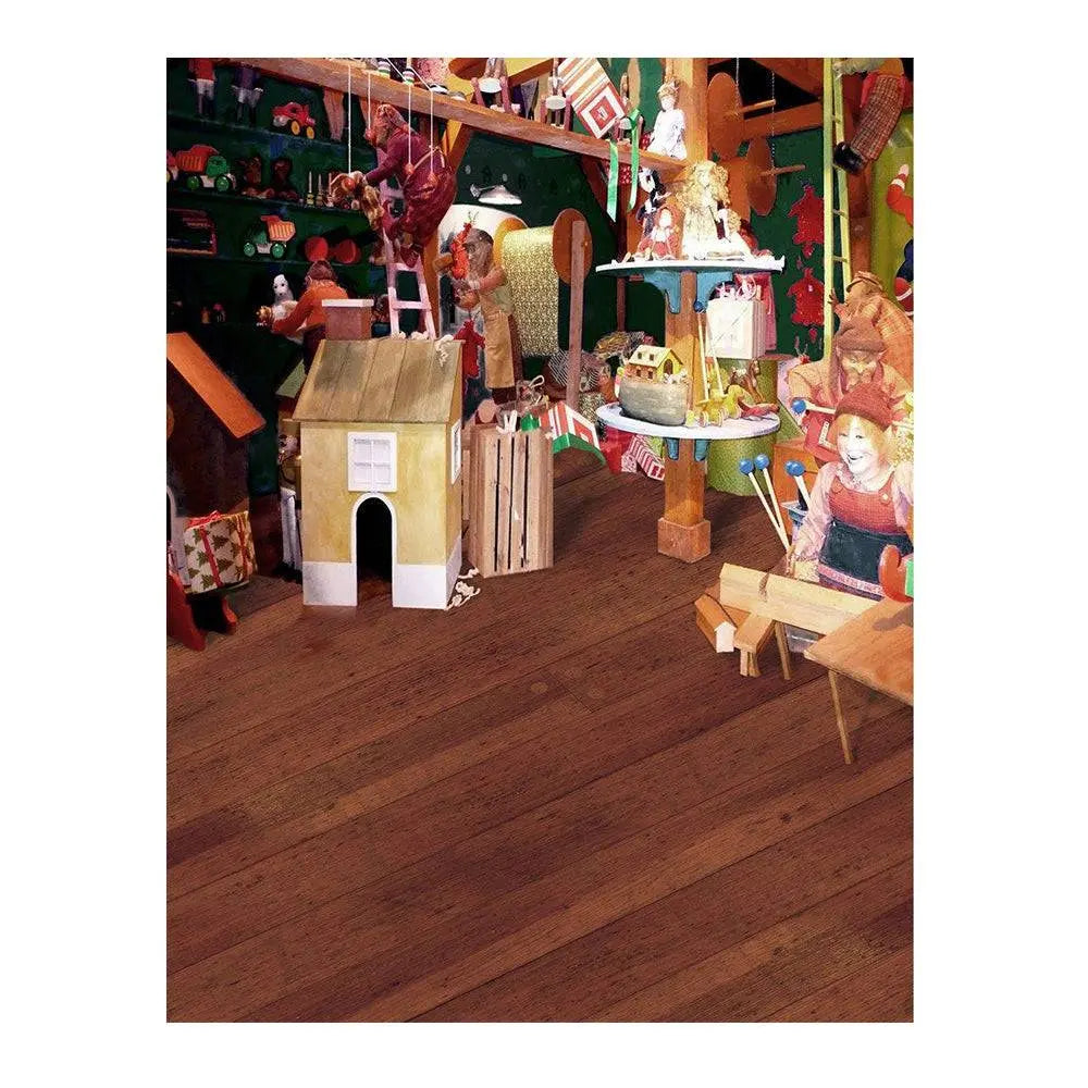 Christmas Toys Photography Backdrop - Basic 6 x 8