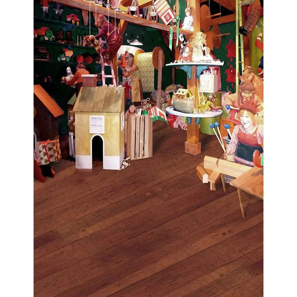 Christmas Toys Photography Backdrop - Basic 8 x 10