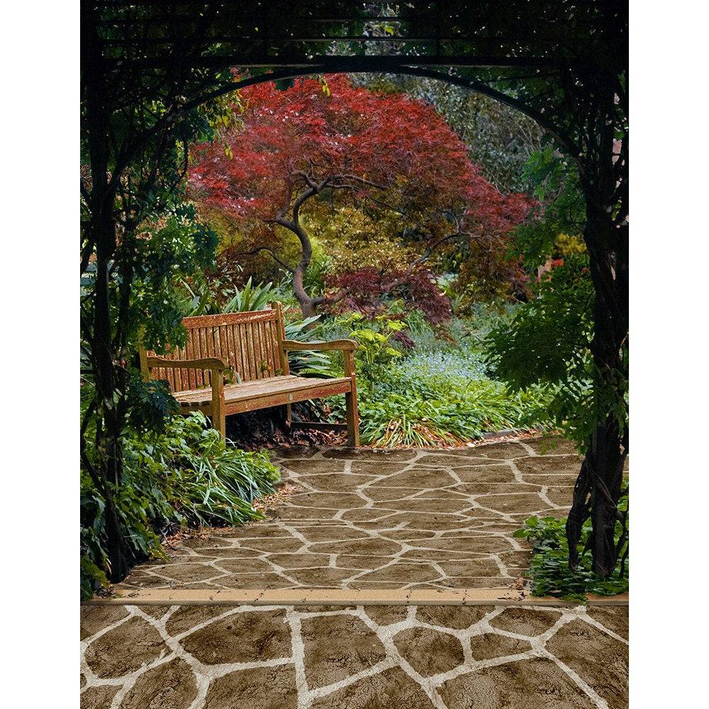 Secret Garden Romantic Photo Backdrop - Basic 8 x 10