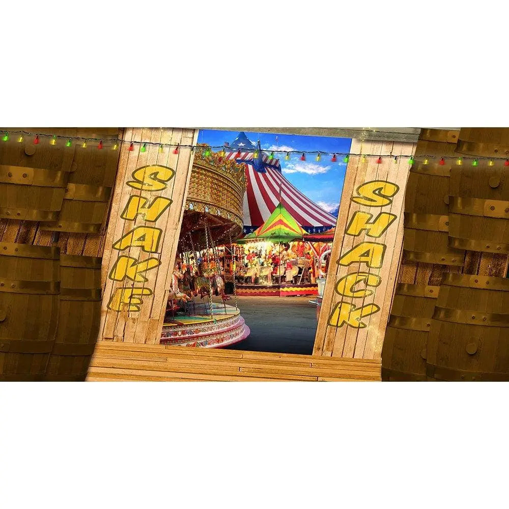 Shake Shack Fun Photography Backdrop - Basic 16  x 8