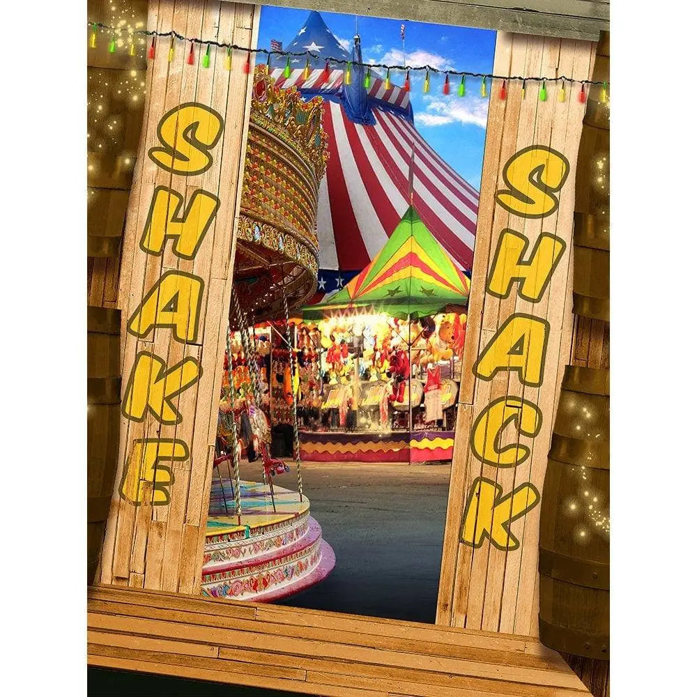 Shake Shack Fun Photography Backdrop - Basic 8  x 10