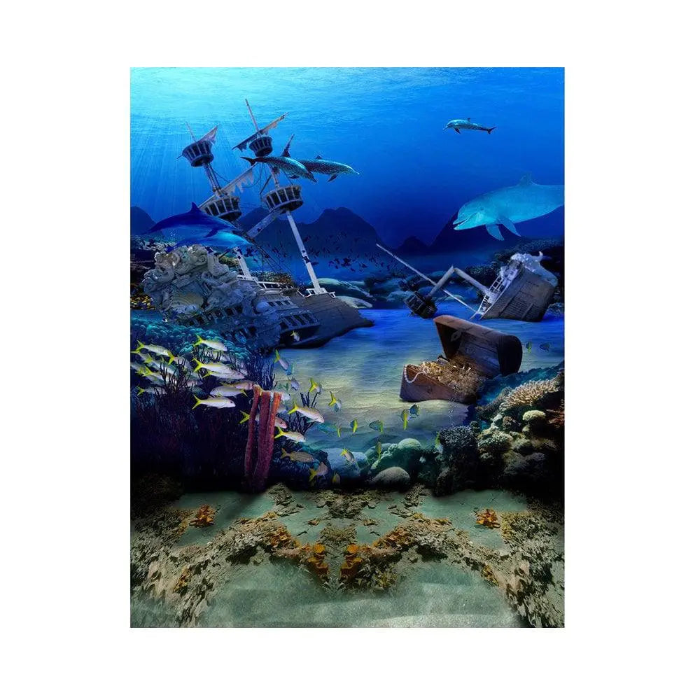 Sunken Treasure Shipwreck Photo Backdrop - Basic 5.5 x 6.5