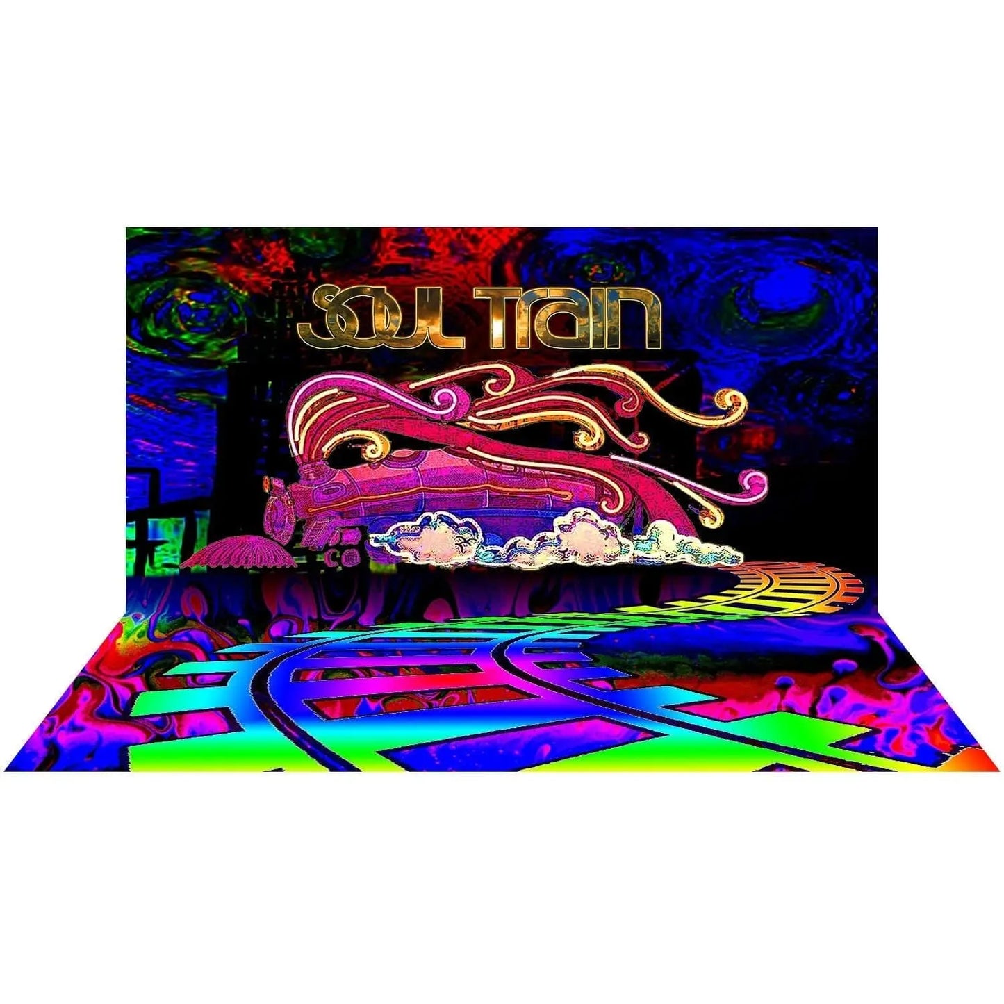 Soul Train Photo Backdrops Backgrounds and Banners - Pro 20 x 20