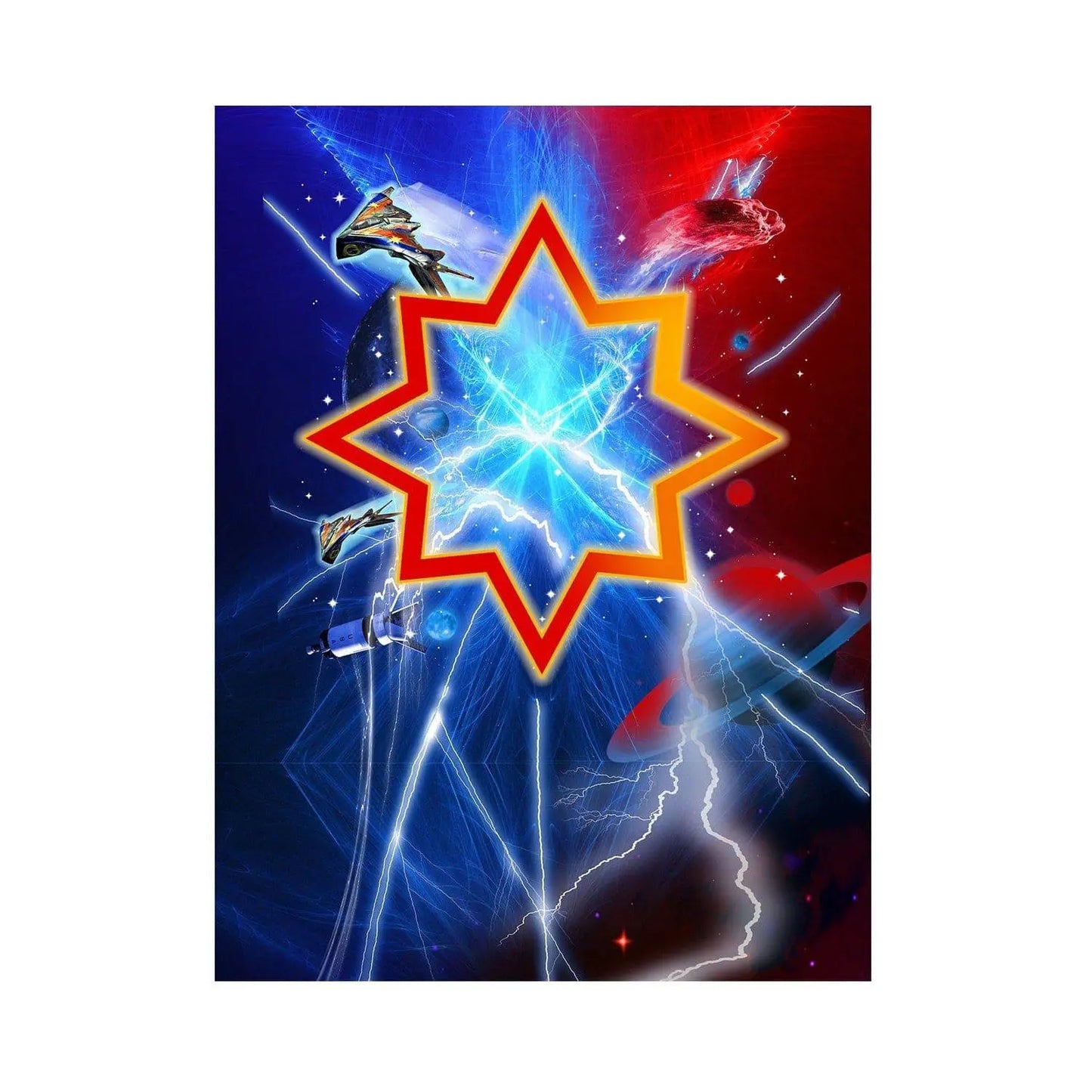Space Marvel Party Photography Backdrop - Basic 5.5 x 6.5