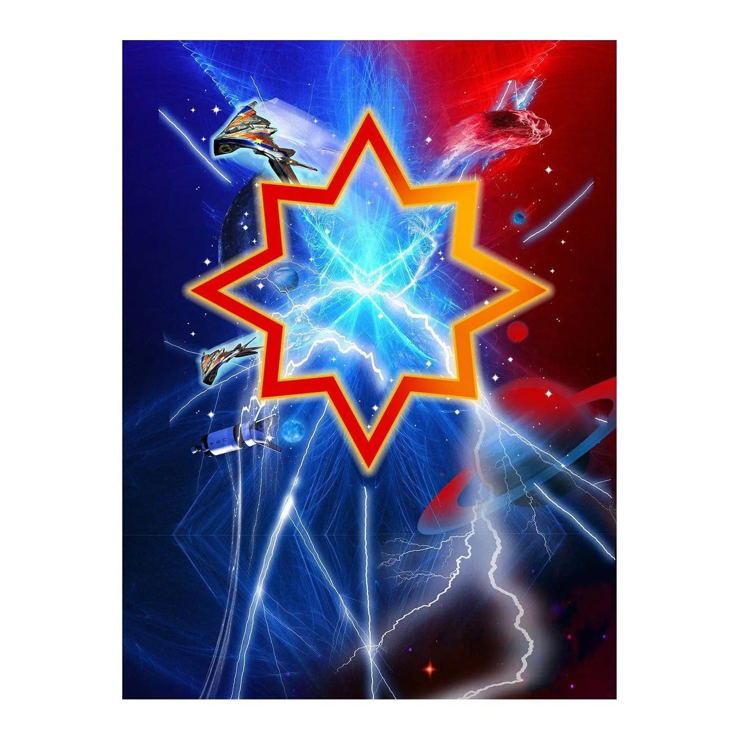 Space Marvel Party Photography Backdrop - Basic 6 x 8