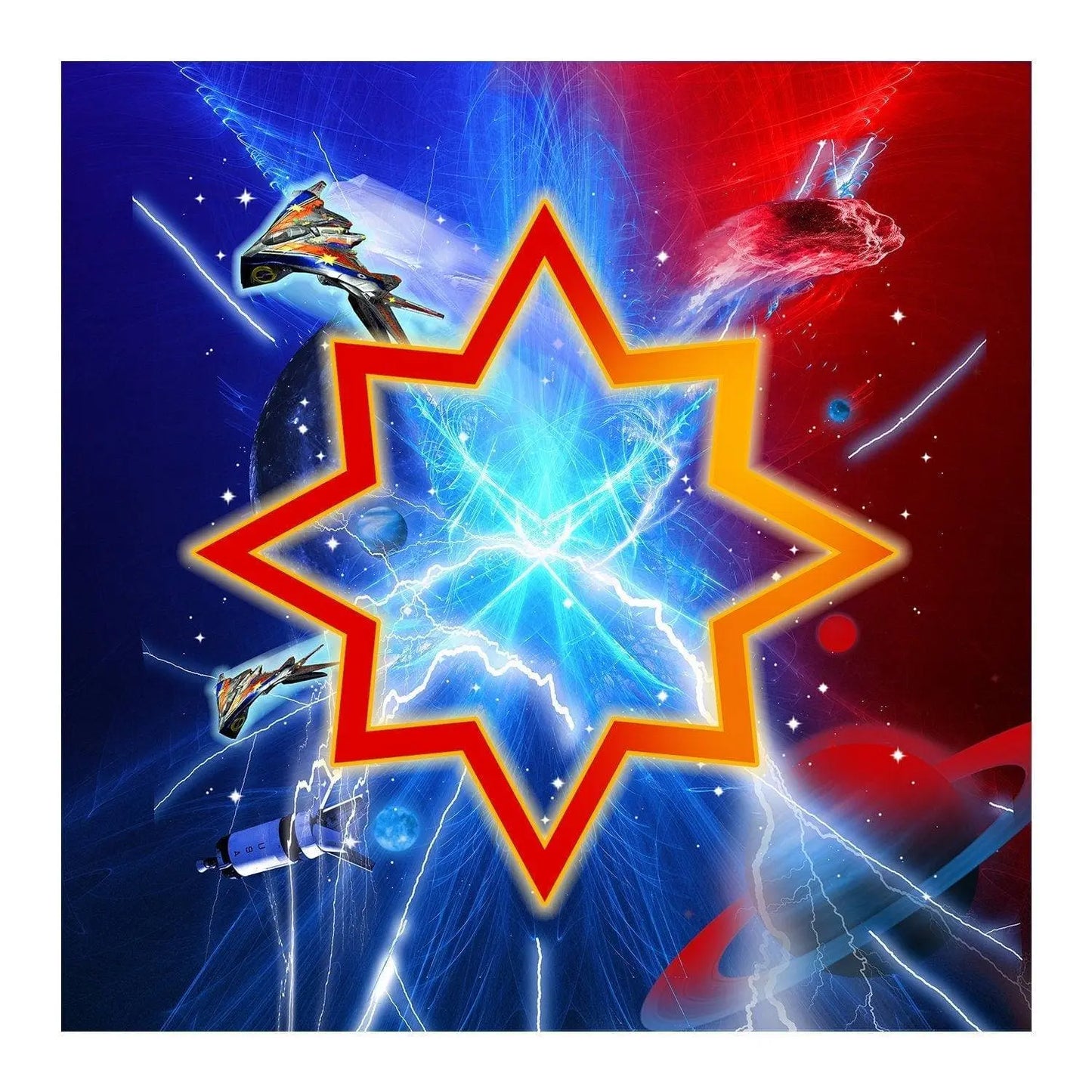 Space Marvel Party Photography Backdrop - Basic 8 x 8