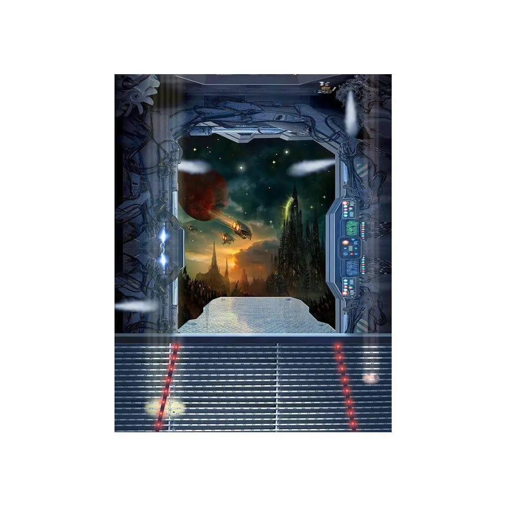 Space Ship Battlestar Photography Backdrop - Basic 4.4  x 5