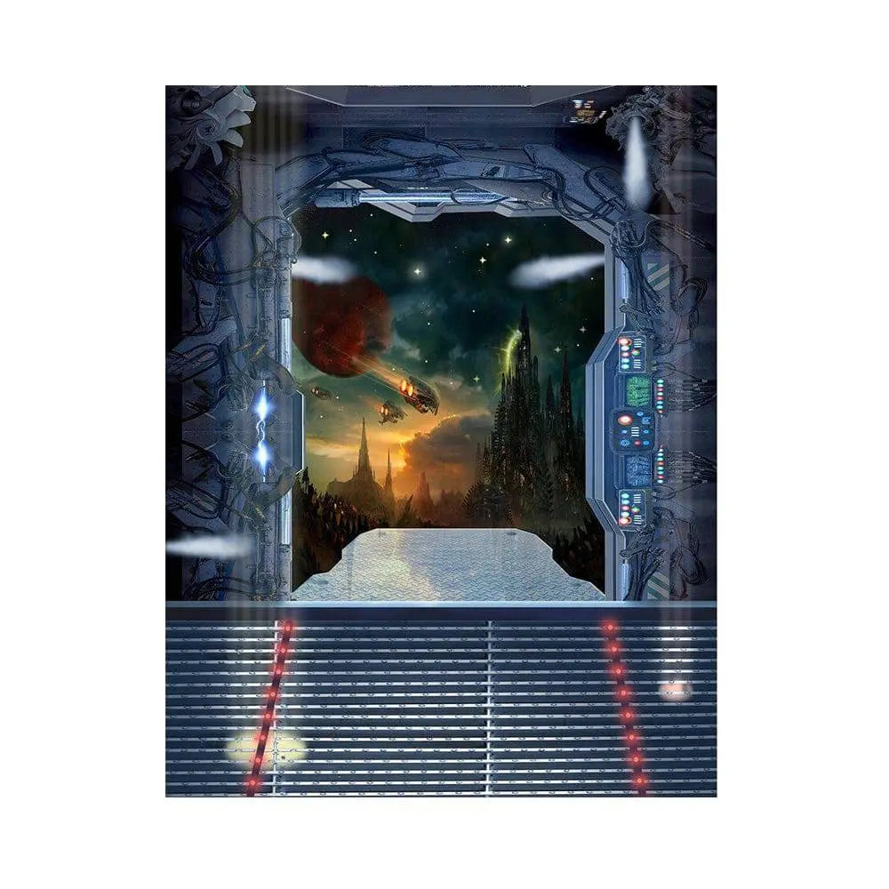 Space Ship Battlestar Photography Backdrop - Basic 5.5  x 6.5