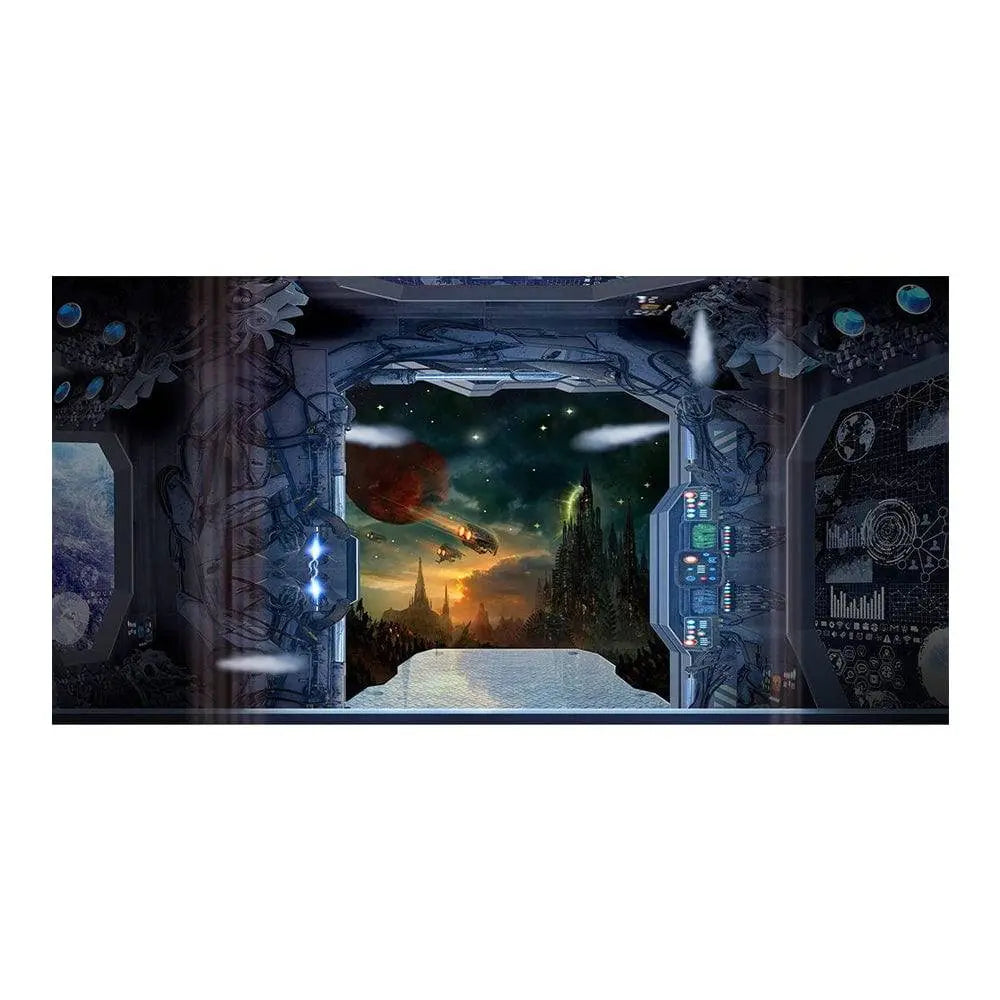 Space Ship Battlestar Photography Backdrop - Pro 16  x 9