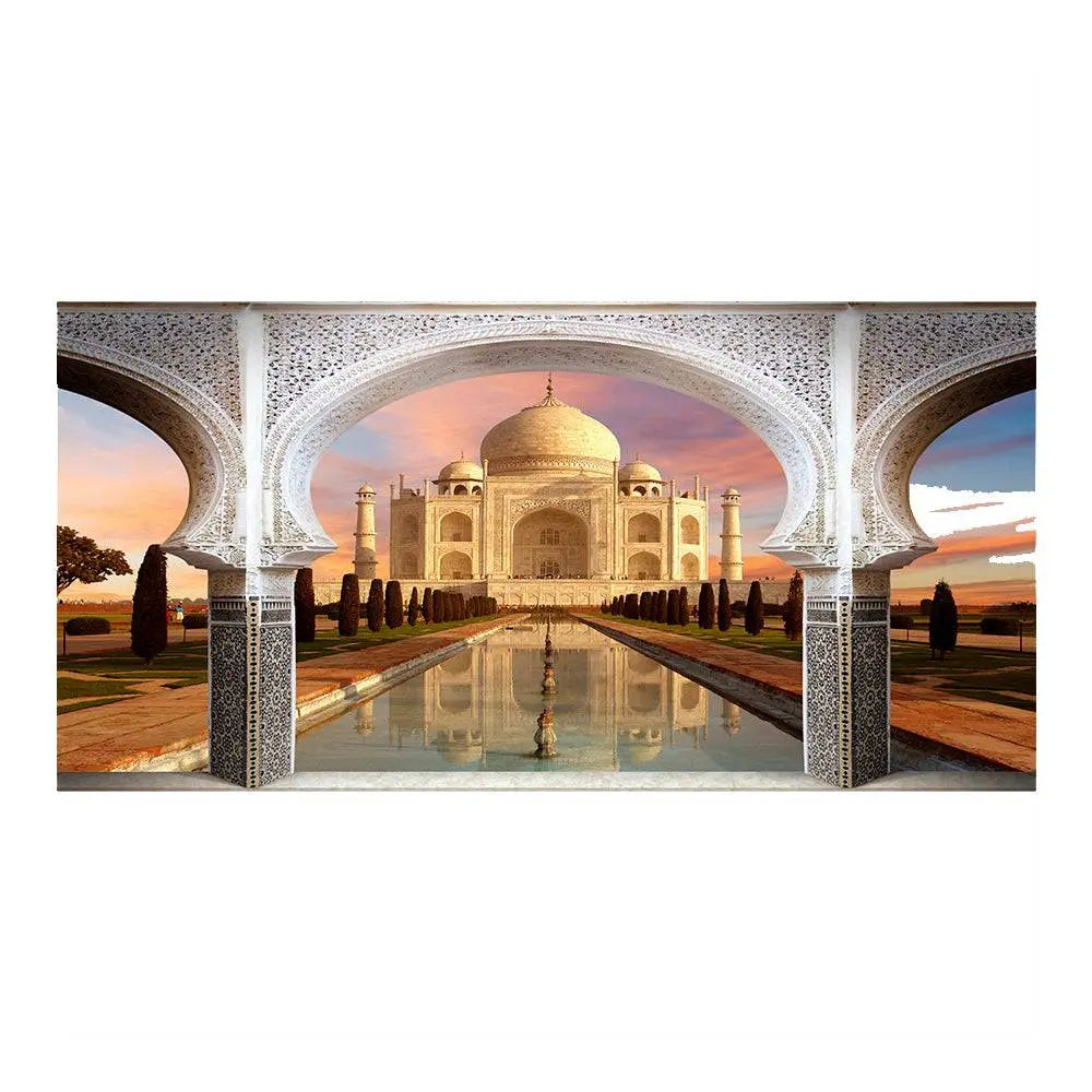 Taj Mahal Arch Way at Daytime Photo Backdrop - Pro 16 x 9