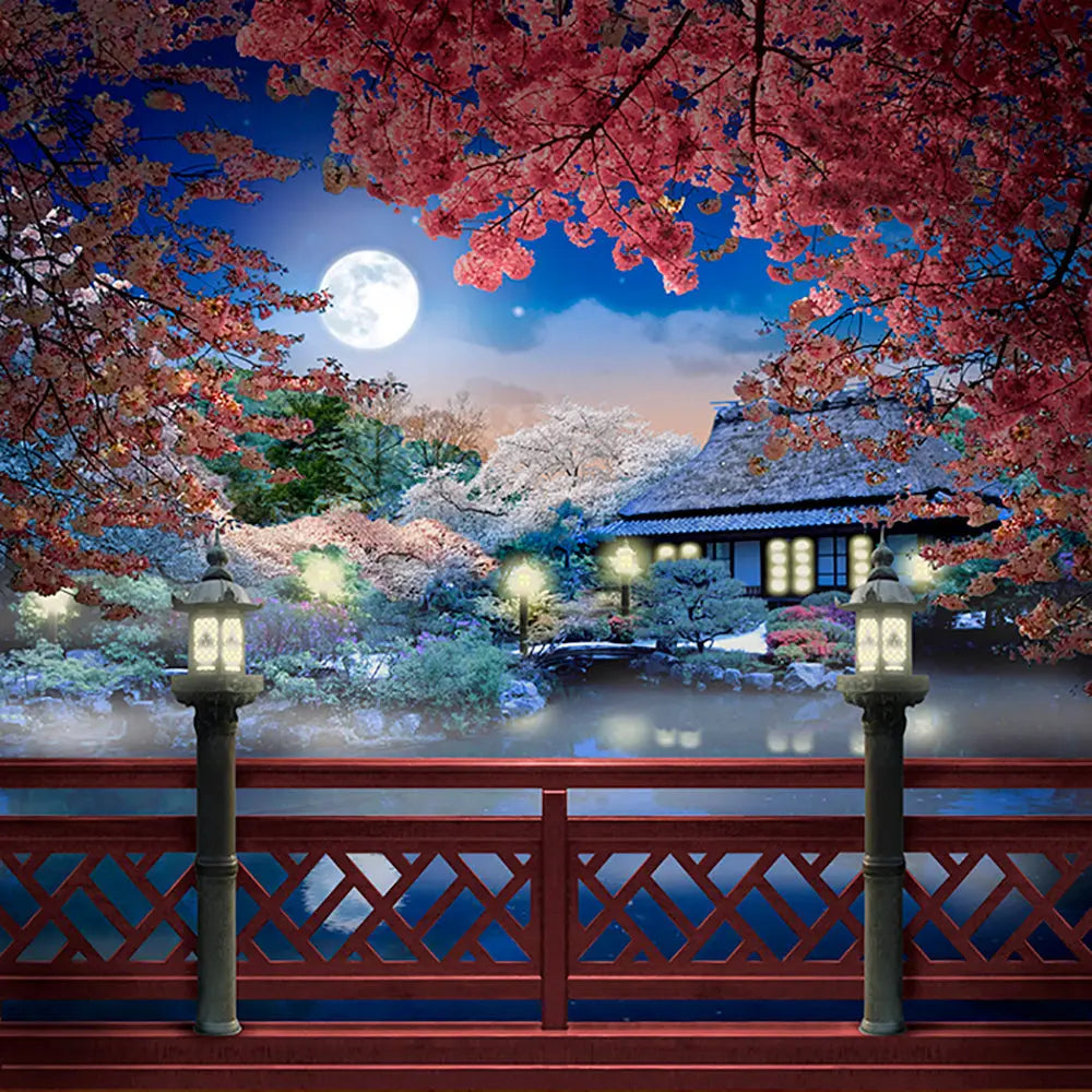 Teahouse Asian Backdrop for Photography Background