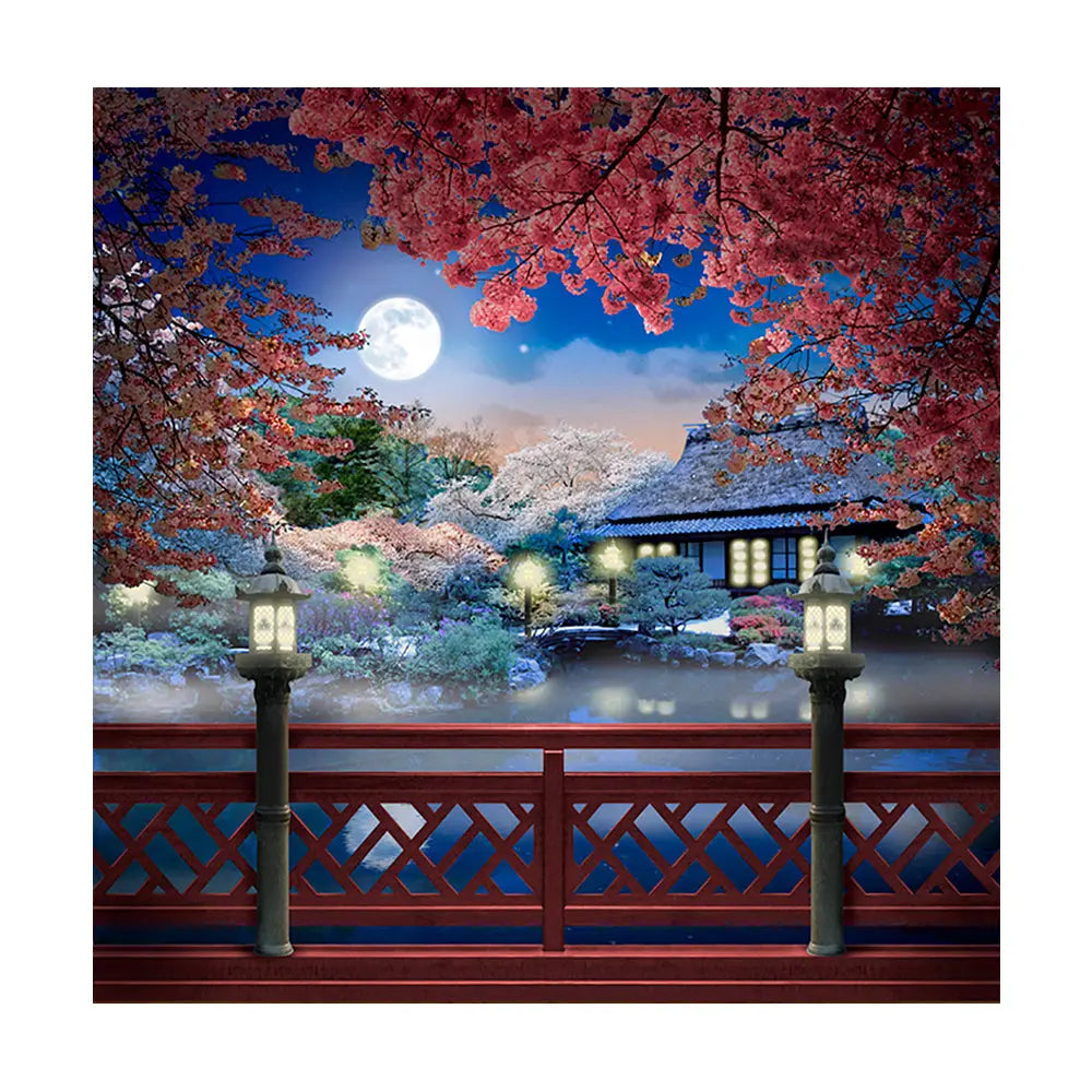 Teahouse Asian Backdrop for Photography Background