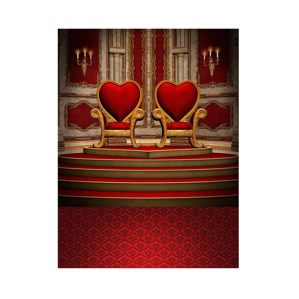 Throne of Hearts Photo Backdrop - Basic 5.5 x 6.5