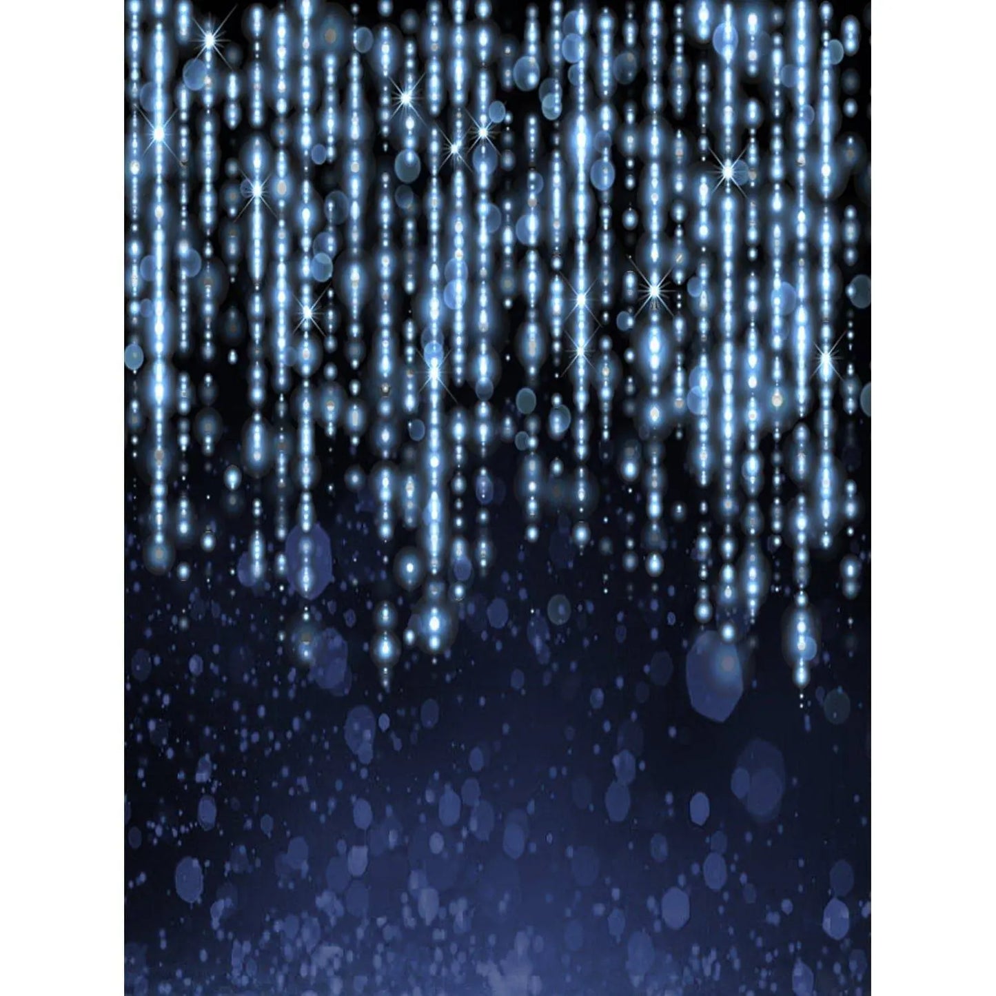 Tinsel Raindrop Photo Backdrop - Pro 8 x 10