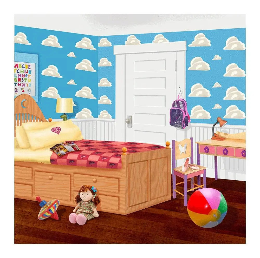 Toy Story Girls Bedroom Backdrop, Backgrounds Banners - Pro 8  x 8