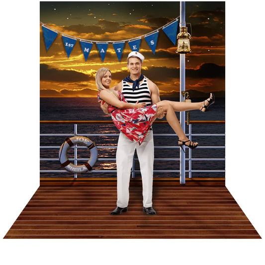 USS Romance Photography Backdrop Background