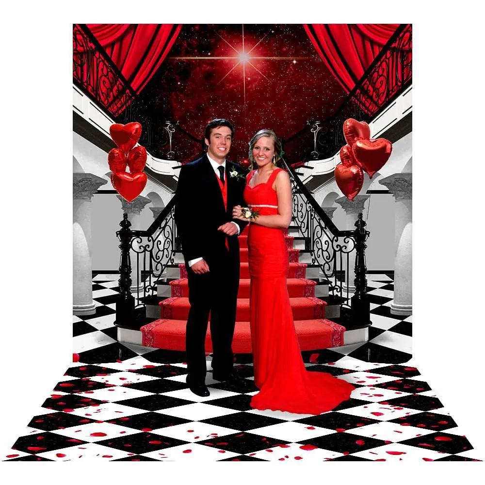 Valentine's Day Black Tie Formal Photography Background Black Tie Formal Photography Background