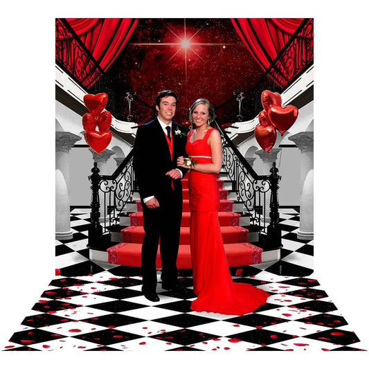 Valentine's Day Black Tie Formal Photography Background Black Tie  Formal Photography Background