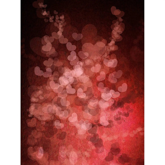 Valentine's Day Many Hearts Photography Backdrop