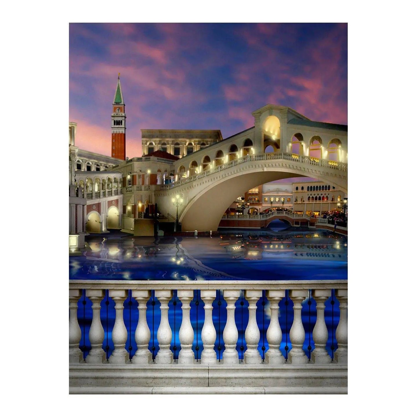 Venice Italy Bridge Photo Backdrop - Basic 6 x 8