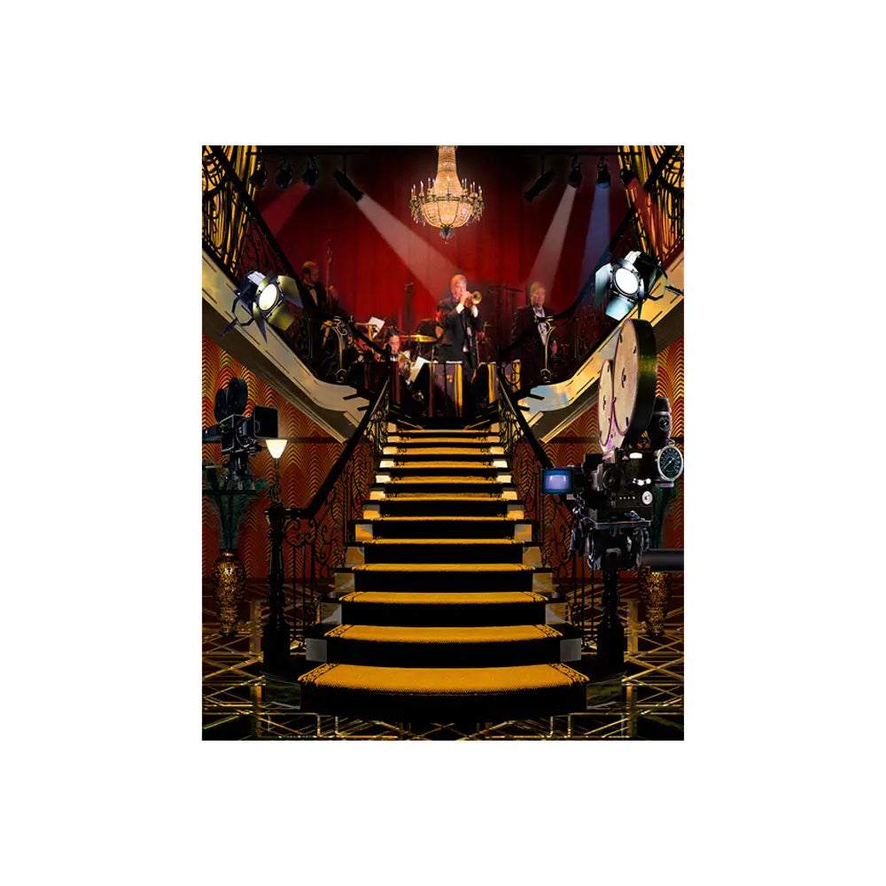 Gatsby Movie Set Backdrop, Roaring 20's, Vintage Flapper, Photo Booth Alba Backgrounds