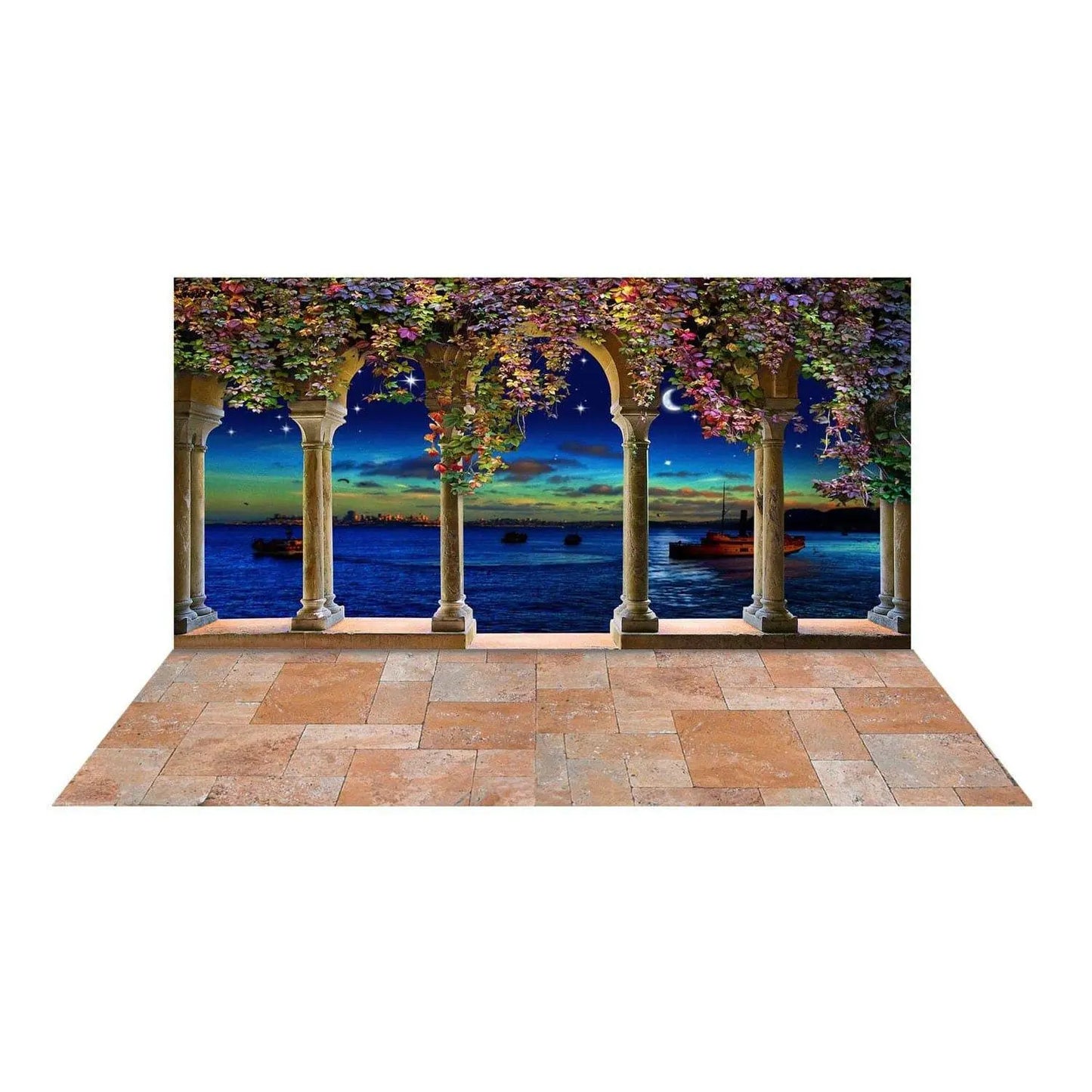 Floral Arch Photography Backdrop - Pro 16  x 18