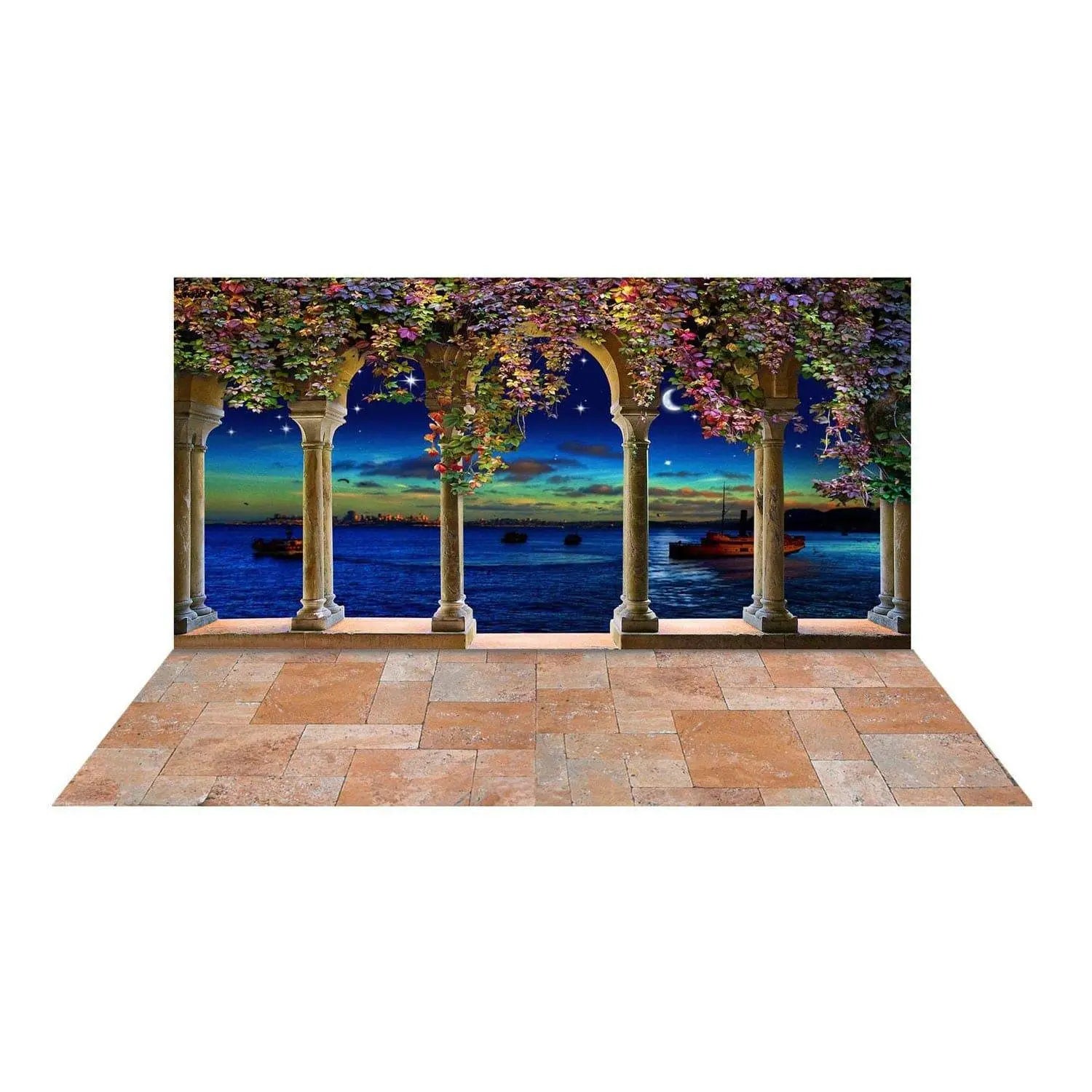 Floral Arch Photography Backdrop - Pro 16  x 18