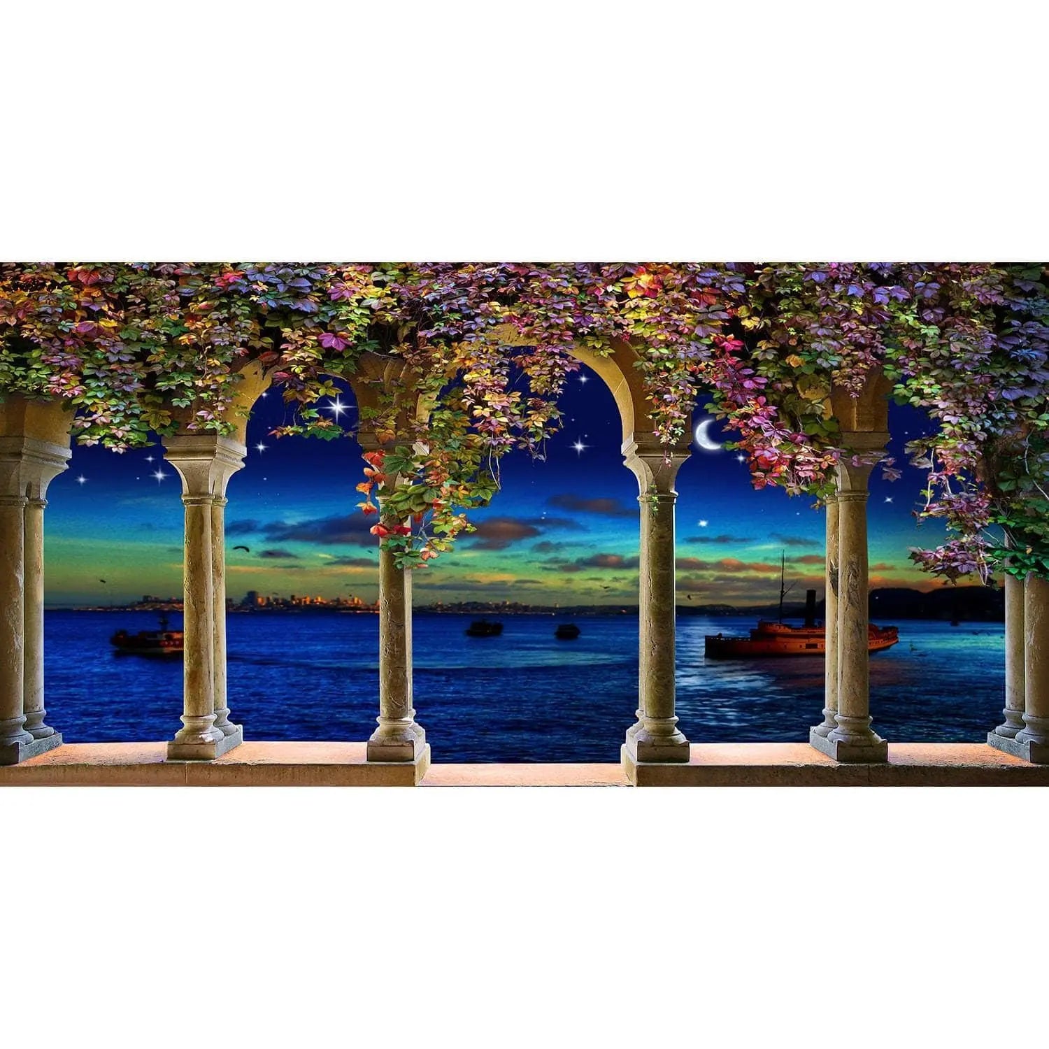 Floral Arch Photography Backdrop - Pro 20  x 10