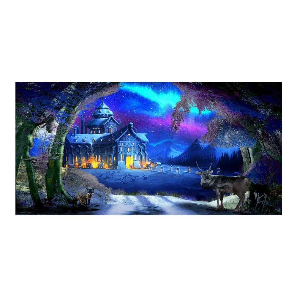 Winter Wonderland Photo Backdrop - Basic 16  x 8