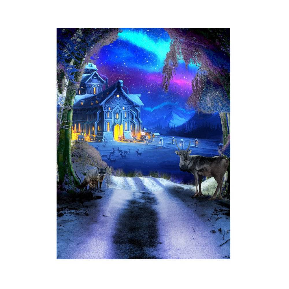 Winter Wonderland Photo Backdrop - Basic 5.5 x 6.5