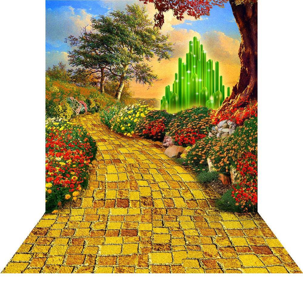 Wizard of Oz Yellow Brick Road Photo Backdrop - Pro 10 x 20