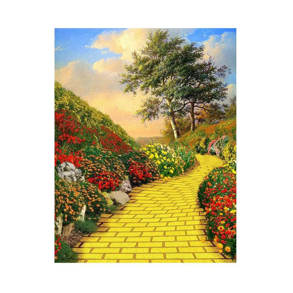 Wizard of Oz Yellow Brick Road Photo Background - Basic 5.5  x 6.5