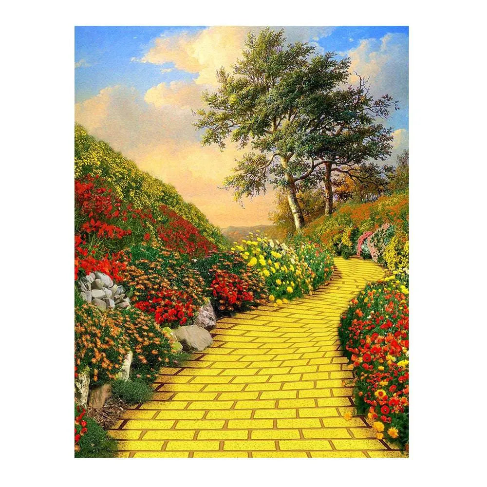 Wizard of Oz Yellow Brick Road Photo Background - Basic 6  x 8