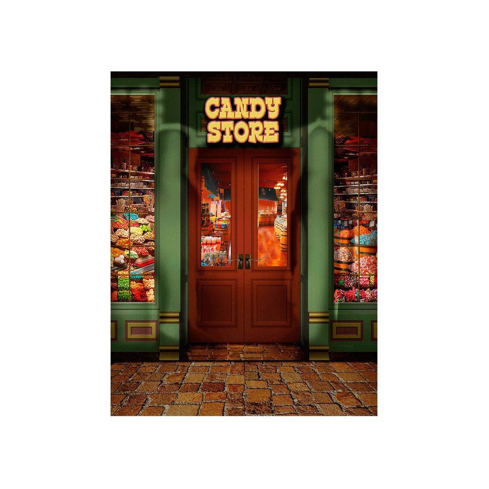 Candy Store Photo Backdrop - Basic 4.4 x 5