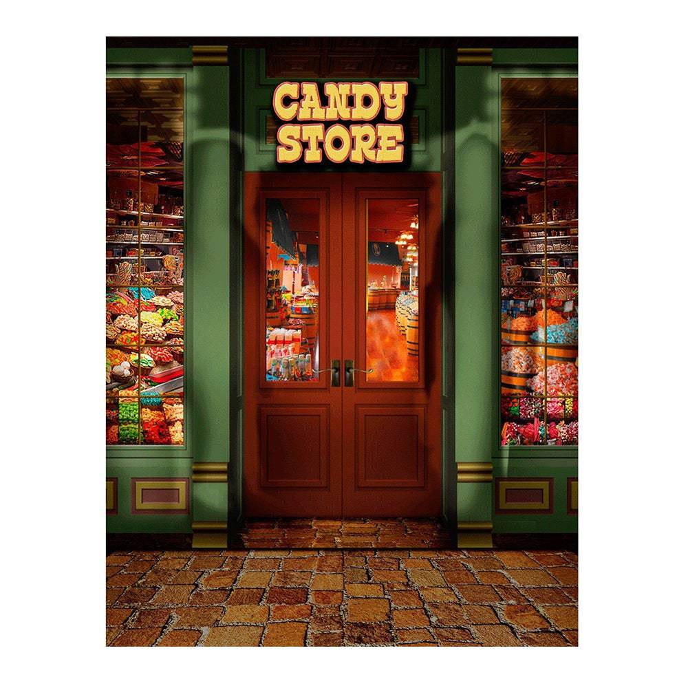 Candy Store Photo Backdrop - Basic 6 x 8