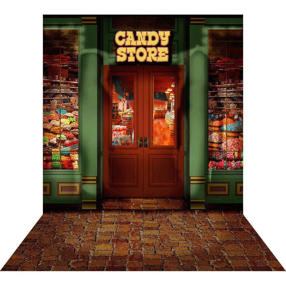 Candy Store Photo Backdrop - Pro 9 x 16
