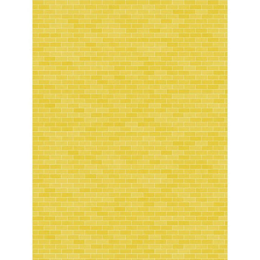 Yellow Brick Background Photography Backdrop