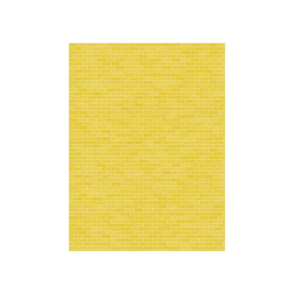 Yellow Brick Background Photography Backdrop - Basic 4.4  x 5