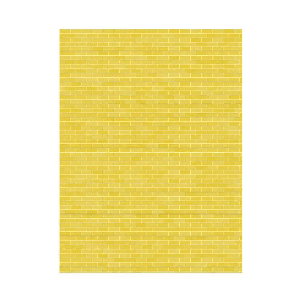 Yellow Brick Background Photography Backdrop - Basic 5.5  x 6.5