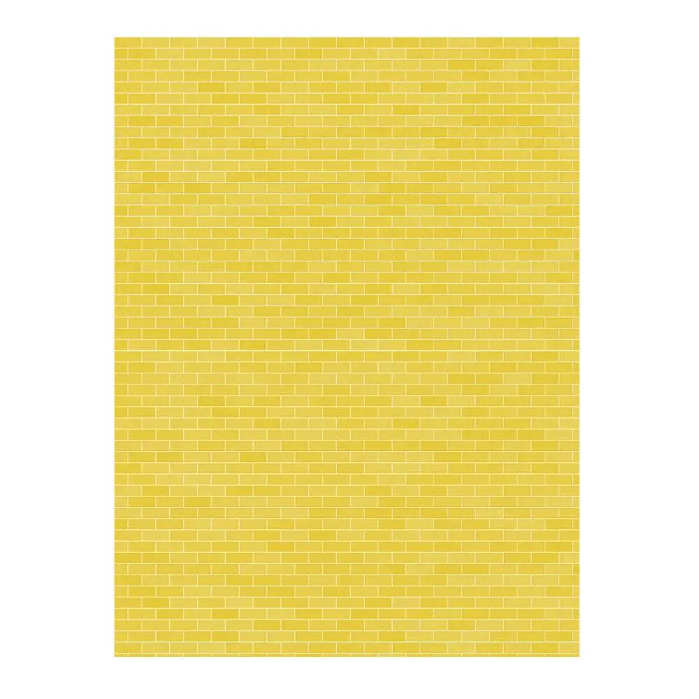 Yellow Brick Background Photography Backdrop - Pro 6  x 8