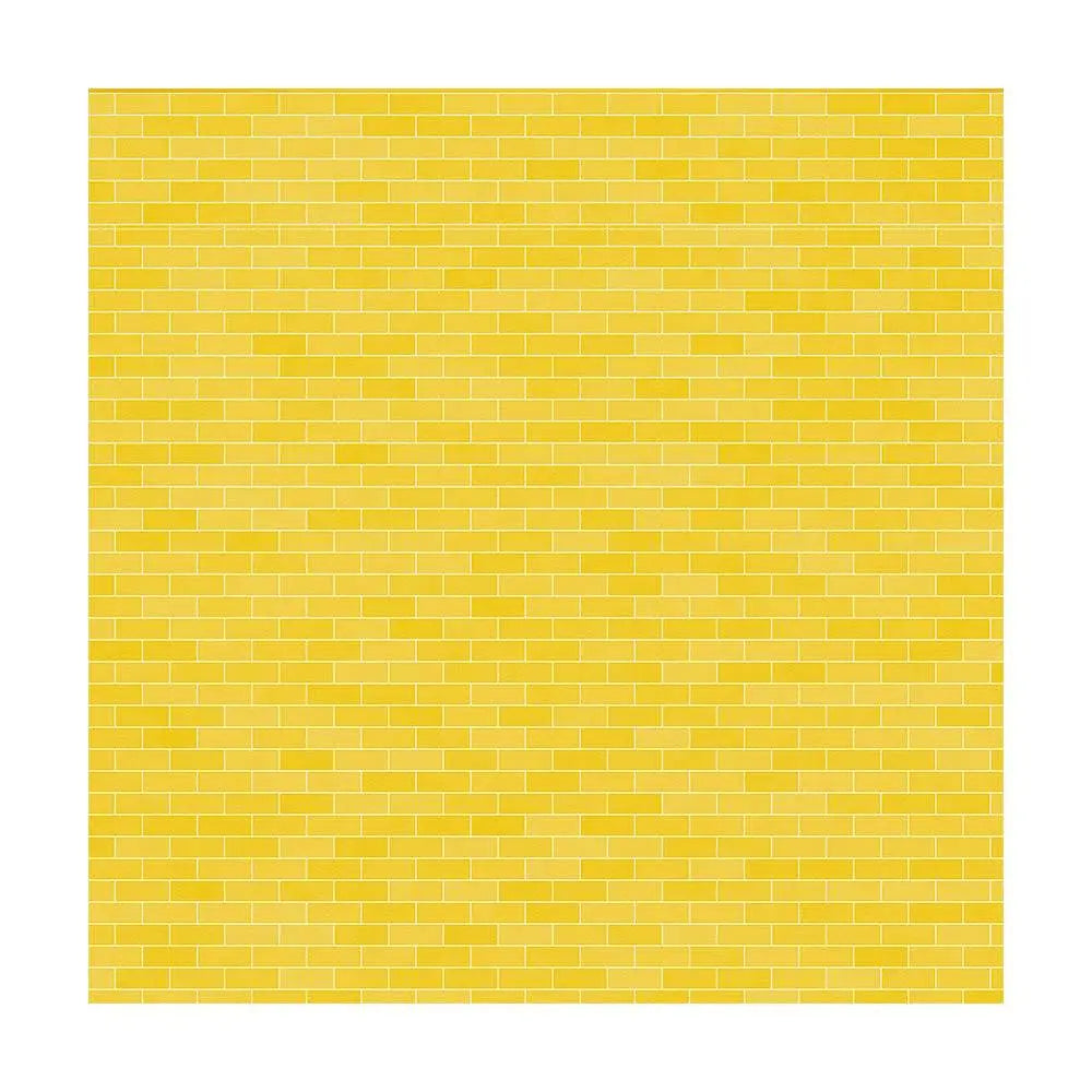 Yellow Brick Background Photography Backdrop - Pro 8  x 8