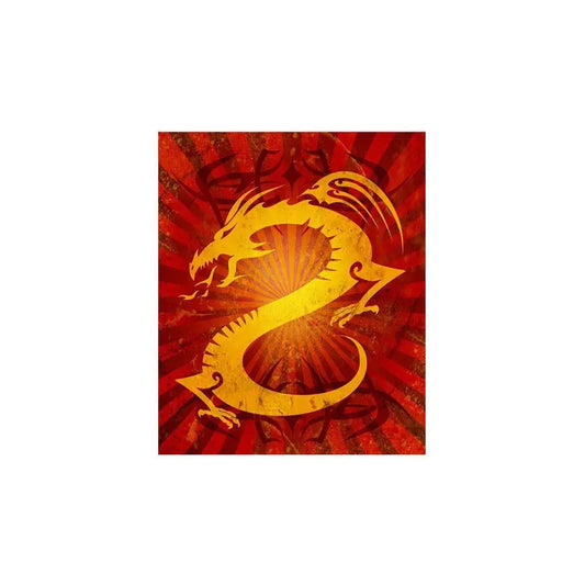 Red Dragon Karate YouTube Studio Backdrop - Basic 4.4  x 5