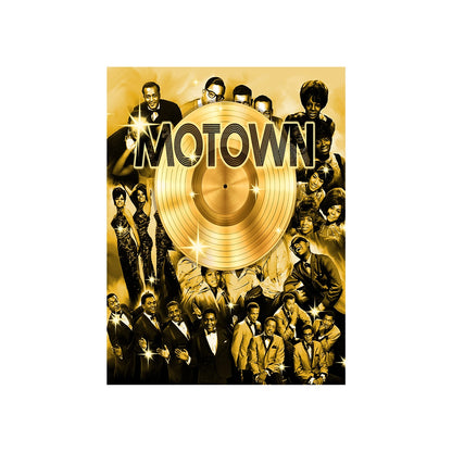 Motown Gold Photo Backdrop Banner - Basic 5.5  x 6.5  