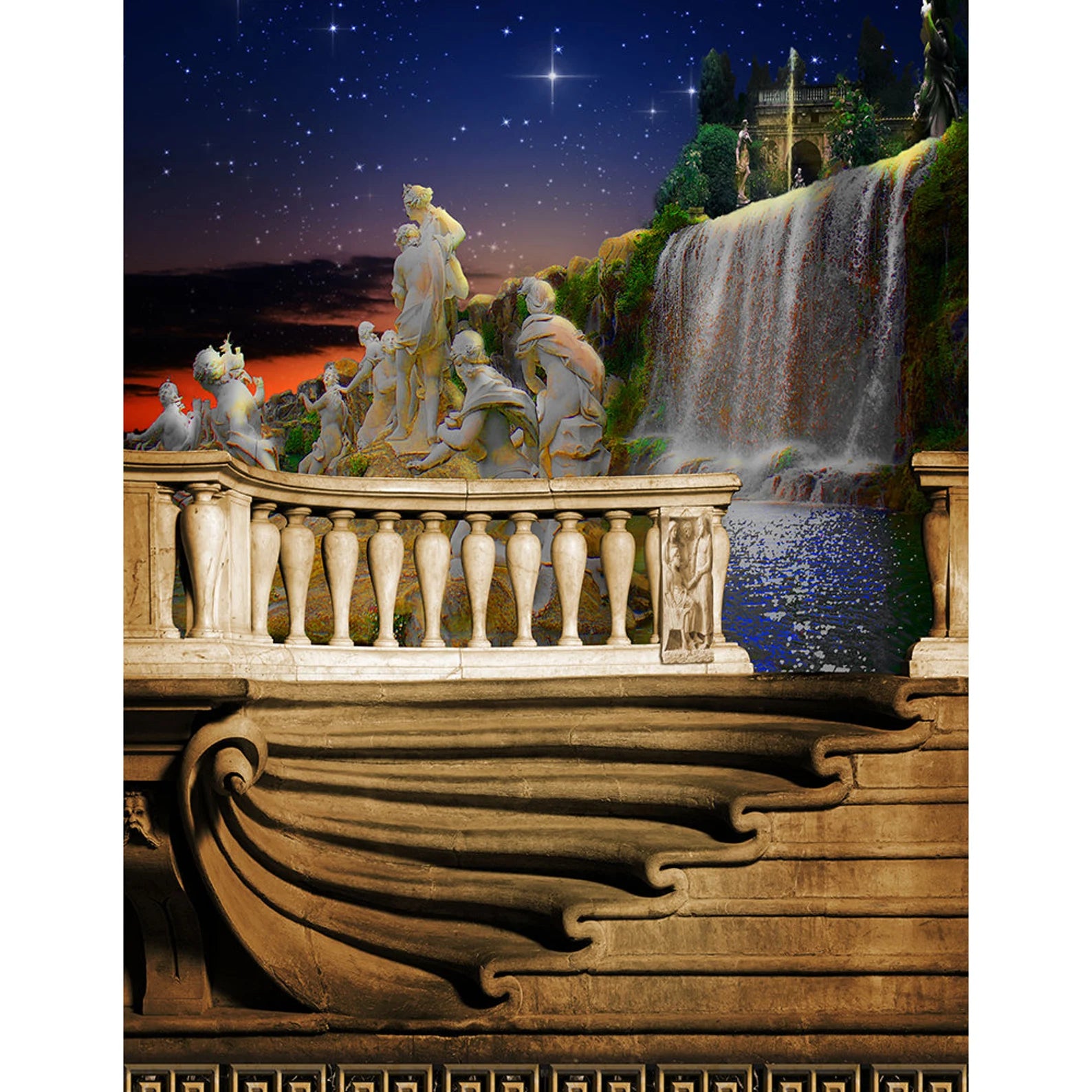 Grecian, Greek, Ancient Greece, Outdoor Photo Backdrop - Basic 8  x 10  